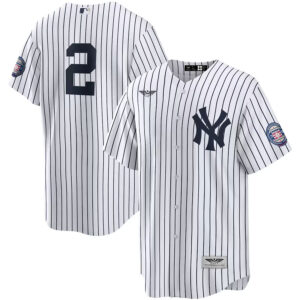 Derek Jeter New York Yankees CJP Apparel 2020 Hall of Fame Induction  Jersey - WhiteNavy