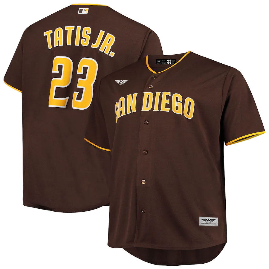 Fernando-Tatis-Jr-San-Diego-Padres-Big-&-Tall-New-Player-Jersey---Brown