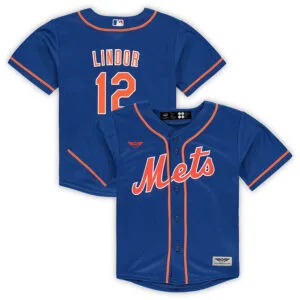 Francisco Lindor New York Mets CJP Apparel Alternate  Player Jersey - Royal