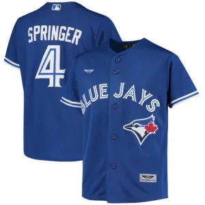 George Springer Toronto Blue Jays CJP Apparel Alternate  Player Jersey - Royal