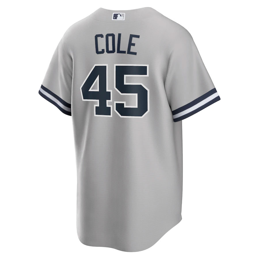 Gerrit-Cole-New-York-Yankees-CJP-Apparel-Road-New-Player-Name-Jersey---Gray-Back-Viwe