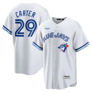 Joe Carter Toronto Blue Jays CJP Apparel Home Cooperstown Collection Player Jersey - White