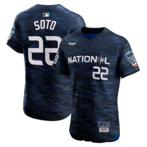 Juan Soto National League  CJP Apparel 2023 MLB All-Star Game Vapor Premier Elite Player Jersey - Royal