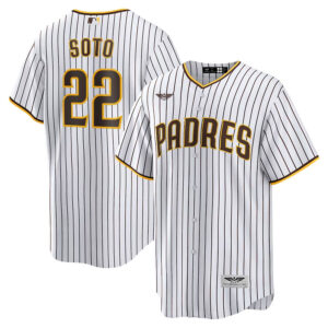 Juan Soto San Diego Padres  CJP Apparel Home  Player Jersey - WhiteBrown