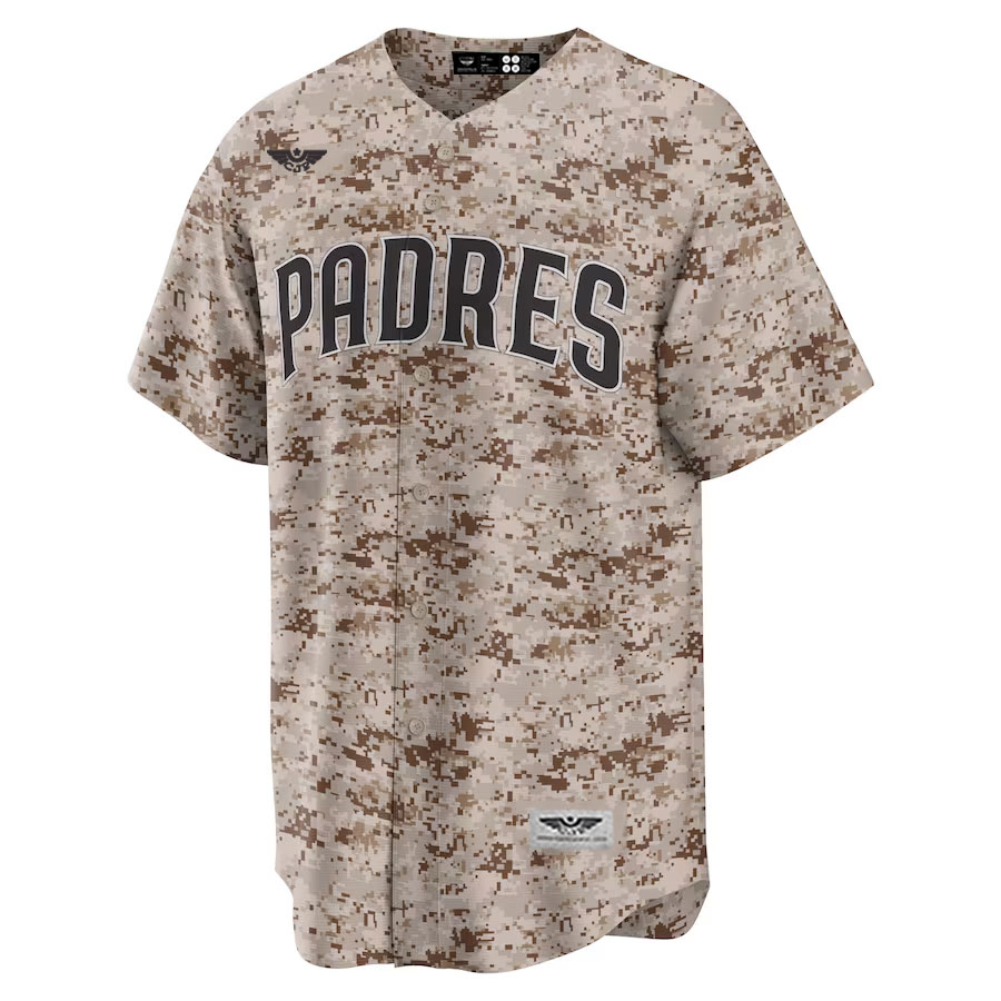 Juan-Soto-San-Diego-Padres-CJP-Apparel-USMC-Alternate-New-Player-Jersey---Camo-Furent-Viwe