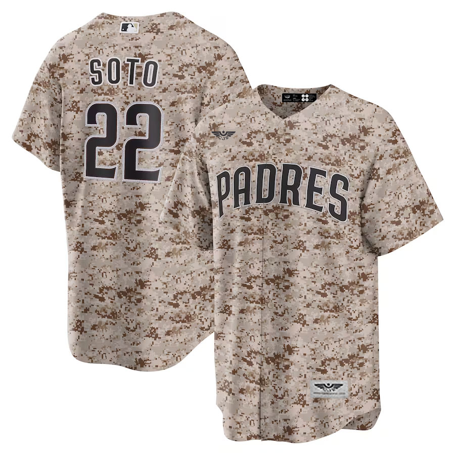 Juan-Soto-San-Diego-Padres-CJP-Apparel-USMC-Alternate-New-Player-Jersey---Camo