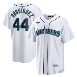 Julio Rodriguez Seattle Mariners  CJP Apparel Home  Player Jersey - White