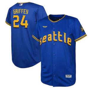 Ken Griffey Jr. Seattle Mariners  CJP Apparel 2023 City Connect  Player Jersey - Royal
