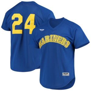 Ken Griffey Jr. Seattle Mariners  CJP Apparel Cooperstown Mesh Batting Practice Jersey - Royal