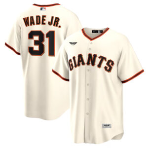 LaMonte Wade Jr. San Francisco Giants  CJP Apparel Home  Player Jersey - Cream