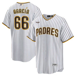 Luis García San Diego Padres  CJP Apparel Home  Player Jersey - White