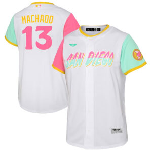 Manny Machado San Diego Padres  CJP Apparel 2022 City Connect  Player Jersey - White