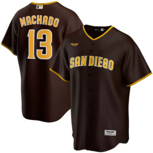 Manny Machado San Diego Padres  CJP Apparel Alternate  Player Jersey - Brown