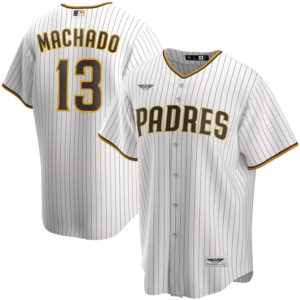 Manny Machado San Diego Padres  CJP Apparel Alternate  Player Jersey - White
