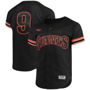 Matt Williams San Francisco Giants  CJP Apparel Cooperstown Collection Mesh Batting Practice Button-Up Jersey - Black