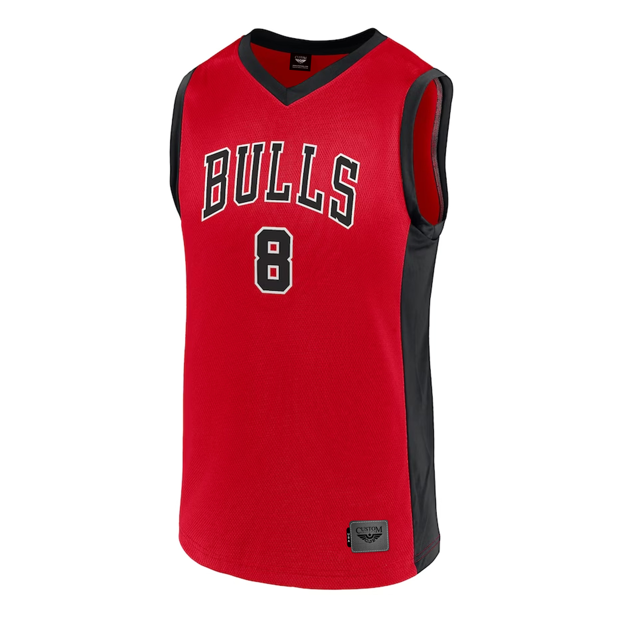 Men's Zach LaVine Red Chicago Bulls Player Jersey front