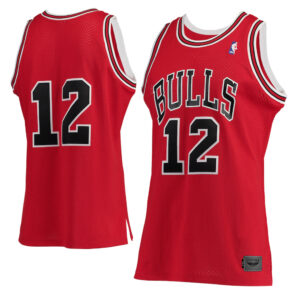 Michael Jordan Chicago Bulls CJPHardwood Classics #12 Red Pro Jersey