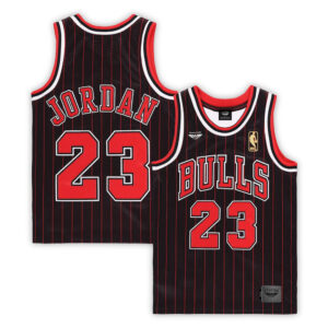 "CJP Michael Jordan 1996/97 Chicago Bulls Hardwood Classics Pro Jersey - Black"