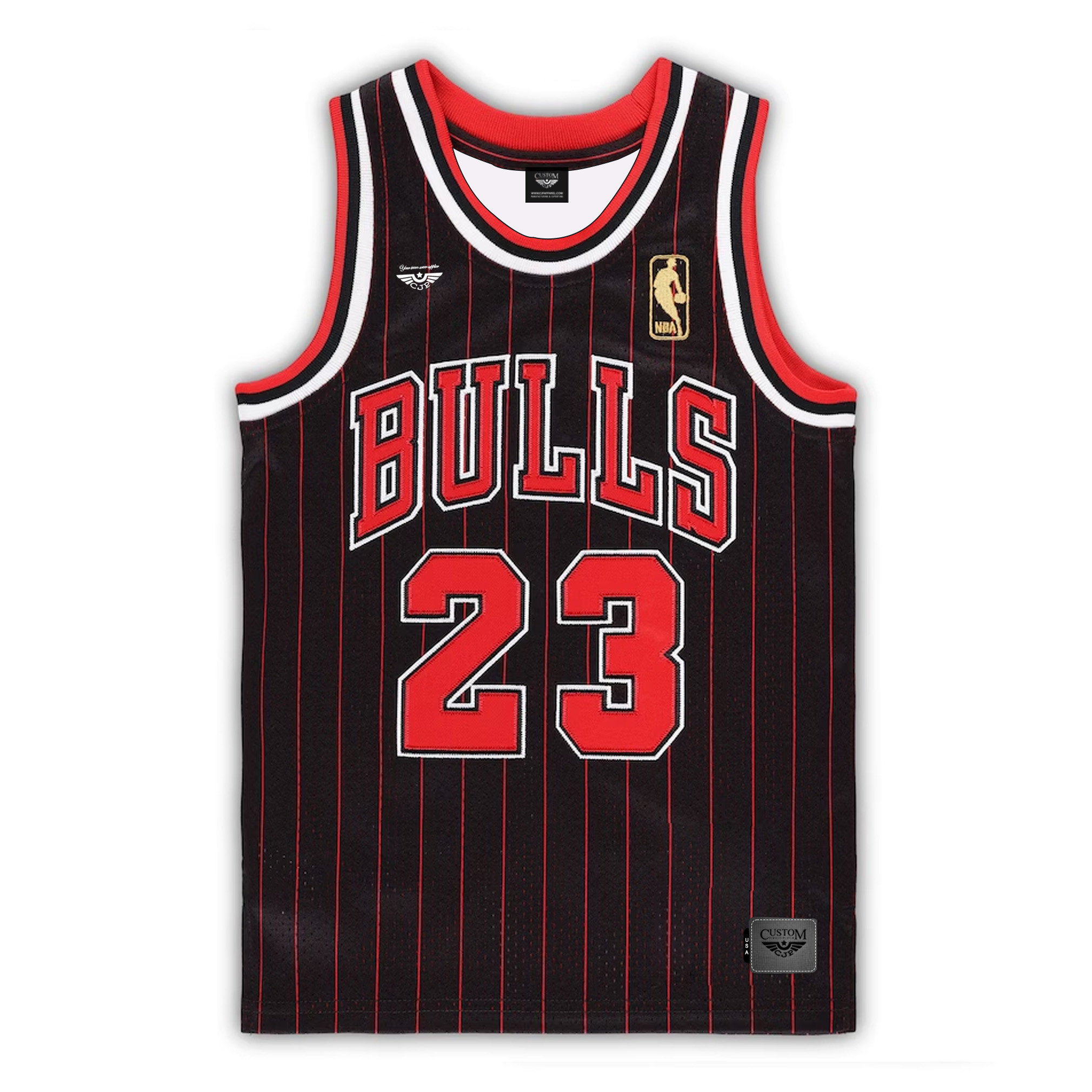 Michael Jordan Chicago Bulls Mitchell & Ness Preschool Hardwood Classics Pro Jersey - Black front