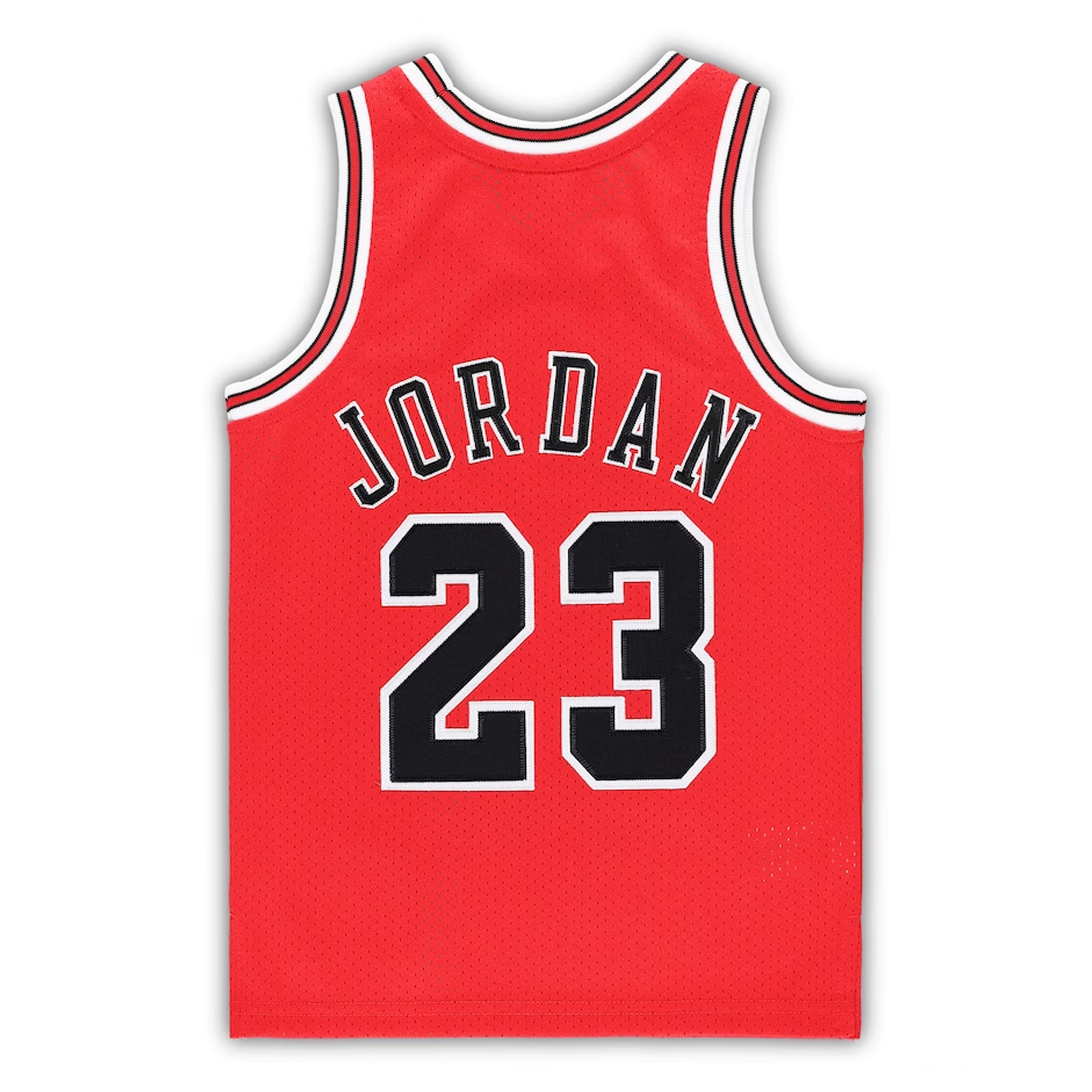 Michael Jordan Chicago Bulls Mitchell & Ness Preschool Hardwood Classics Pro Jersey - Red bck
