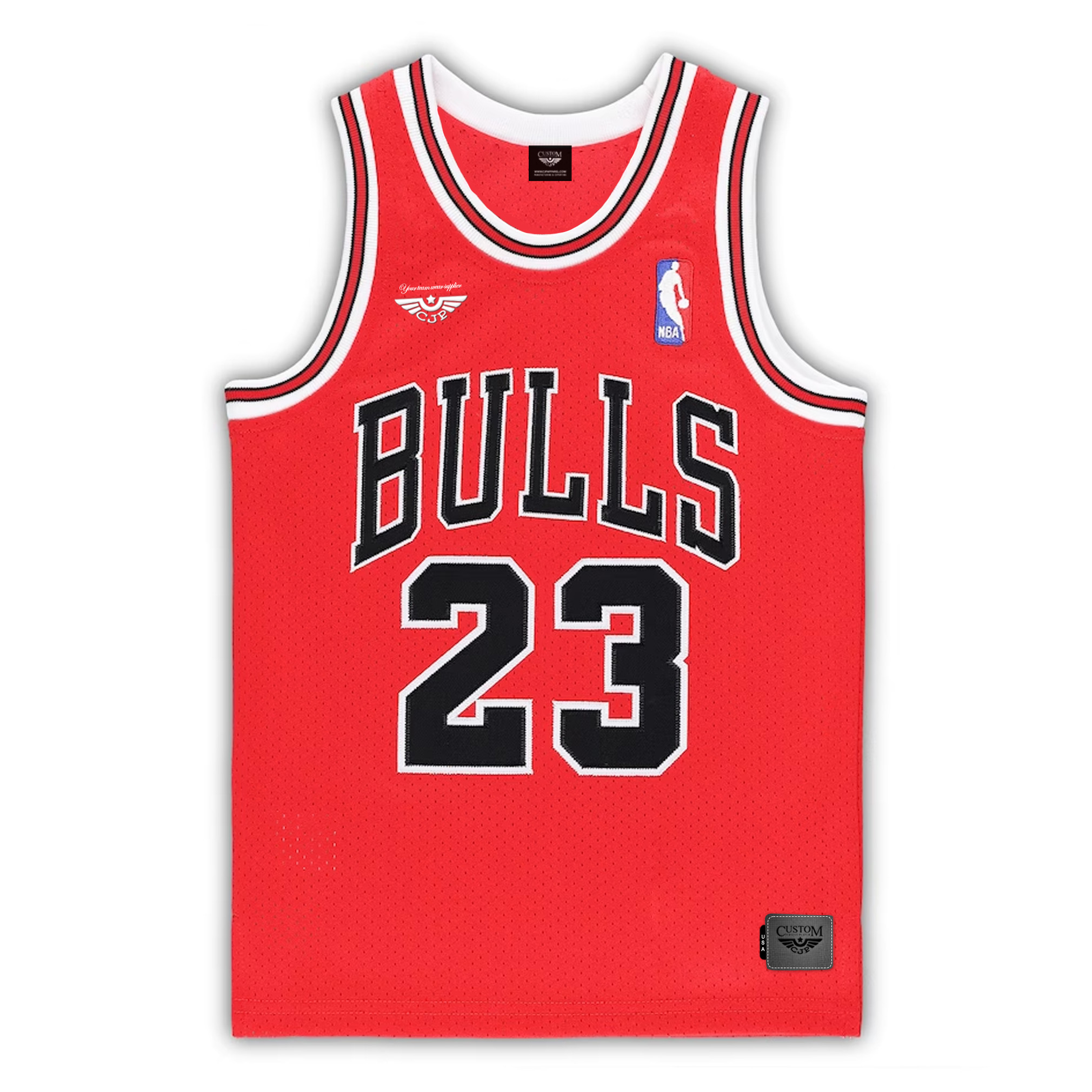 Michael Jordan Chicago Bulls Mitchell & Ness Preschool Hardwood Classics Pro Jersey - Red front