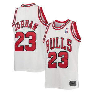 "Michael Jordan Chicago Bulls CJP Youth 1997-98 Hardwood Classics White Pro Throwback Jersey"