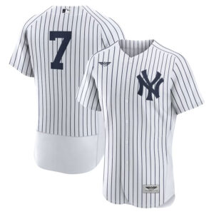Mickey Mantle New York Yankees CJP Apparel Home Pro Retired Player Jersey - White