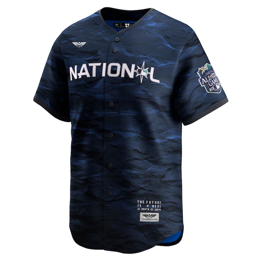 National-League-CJP-Apparel-2023-MLB-All-Star-Game-Limited-Jersey---Royal-Furent-Viwe