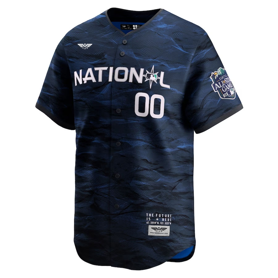 National-League-CJP-Apparel-2023-MLB-All-Star-Game-Pick-A-Player-Limited-Jersey---Royal-Furent-Viwe