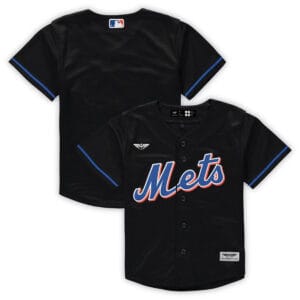New York Mets CJP Apparel Alternate  Team Jersey - Black