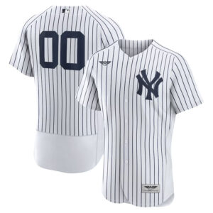 New York Yankees CJP Apparel Home Pro Custom Jersey - White