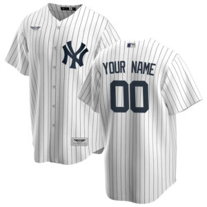 New York Yankees CJP Apparel Home  Custom Jersey - White