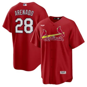 Nolan Arenado St. Louis Cardinals  CJP Apparel Alternate Official  Player Jersey - Red