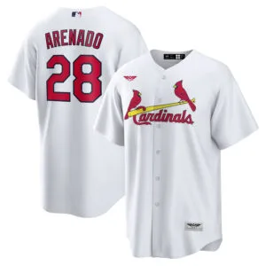 Nolan Arenado St. Louis Cardinals  CJP Apparel Home Official  Player Jersey - White