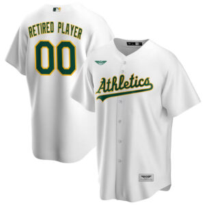 Oakland Athletics CJP Apparel Home Pick-A-Player Retired Roster  Jersey - White