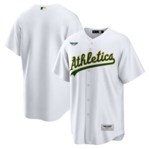 Oakland Athletics CJP Apparel Home  Team Jersey - White