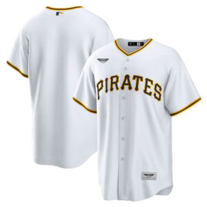 Pittsburgh Pirates CJP Apparel Home Blank  Jersey - White