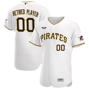 Pittsburgh Pirates CJP Apparel Home Pick-A-Player Retired Roster Pro Jersey - White