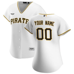 Pittsburgh Pirates CJP Apparel Women's Home  Custom Jersey - White