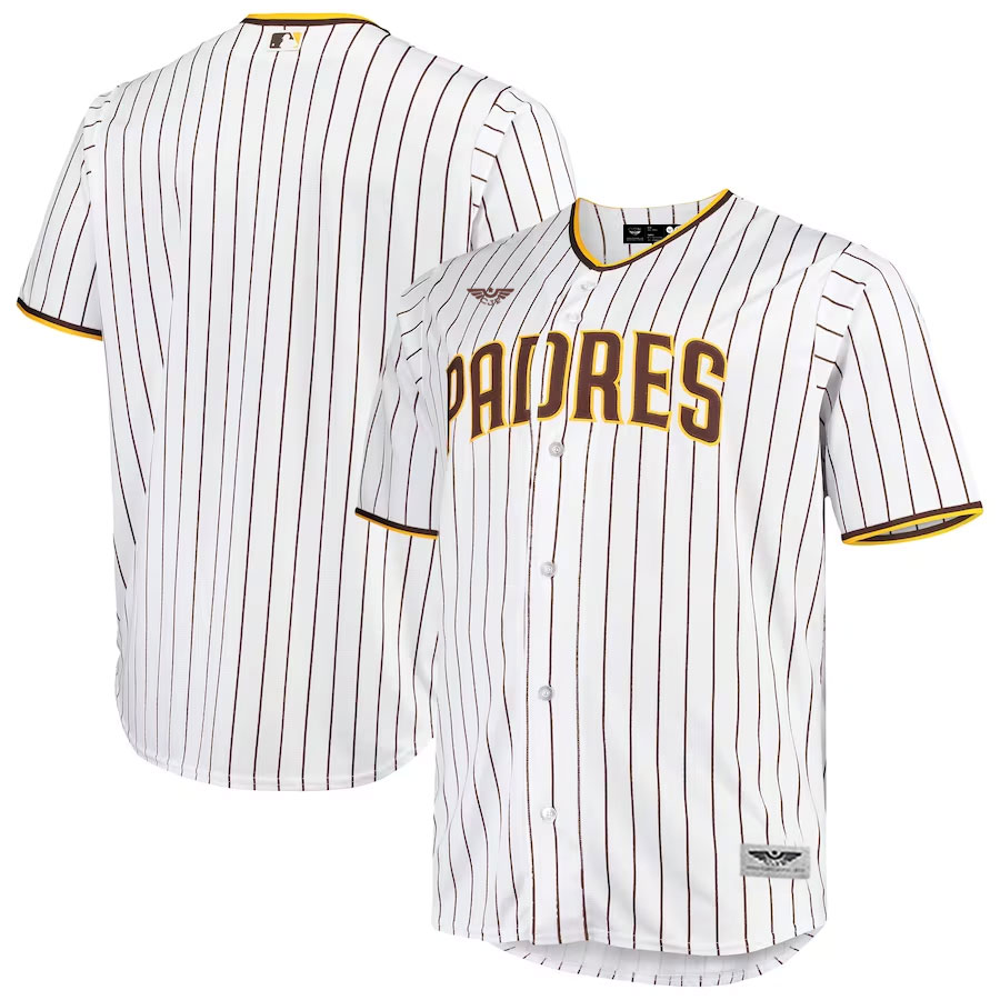San-Diego-Padres-Big-&-Tall-Home-New-Team-Jersey---WhiteBrown