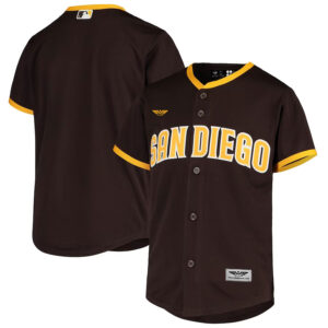 San Diego Padres CJP Apparel Road  Team Jersey - Brown