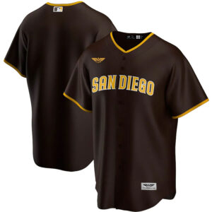 San Diego Padres CJP Apparel Road  Team Jersey - Brown