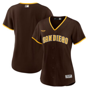 San Diego Padres CJP Apparel Women's Road  Team Jersey - Brown