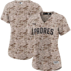 San Diego Padres CJP Apparel Women's USMC Alternate  Team Jersey - Camo