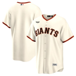 San Francisco Giants  CJP Apparel Home Blank  Jersey - Cream