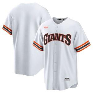 San Francisco Giants  CJP Apparel Home Cooperstown Collection Team Jersey - White