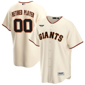 San Francisco Giants  CJP Apparel Home Pick-A-Player Retired Roster  Jersey - Cream