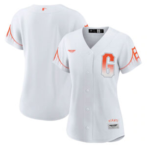San Francisco Giants  CJP Apparel Women's City Connect  Jersey - White