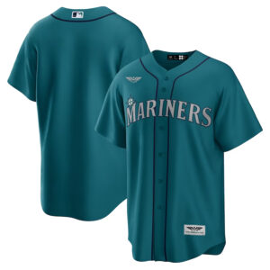 Seattle Mariners  CJP Apparel Alternate  Team Jersey - Aqua