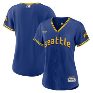 Seattle Mariners  CJP Apparel Women's 2023 City Connect  Jersey - Royal
